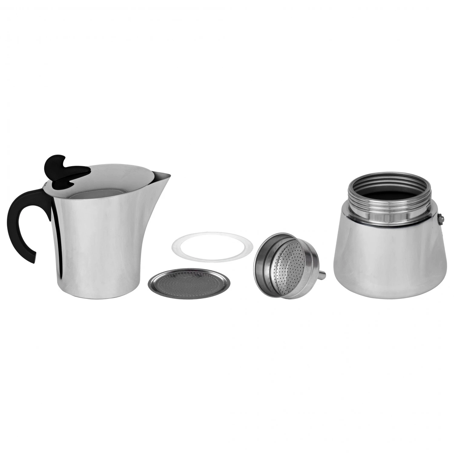 Basic Nature Espresso Maker Edelstahl 3 Basic Nature Espresso Maker Edelstahl – Bild 3