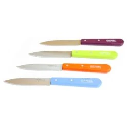 Opinel Küchenmesser-Set (4-Color-Pack) -Naturnahes Camping opinel kuechenmesser set 4 color pack 1