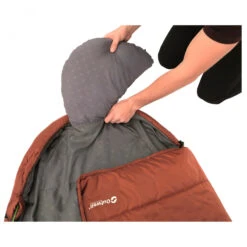 Outwell Canella Lux - Kunstfaserschlafsack -Naturnahes Camping outwell canella lux kunstfaserschlafsack detail 7