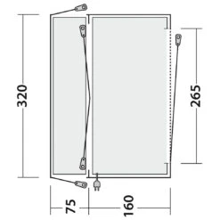 Outwell Lakecrest - Bus-Vorzelt -Naturnahes Camping outwell lakecrest bus vorzelt detail 7