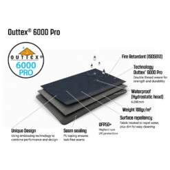 Outwell Nevada 5PE - 5-6 Personen Zelt -Naturnahes Camping outwell nevada 5pe 5 6 personen zelt detail 7