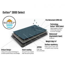 Outwell Springwood 6SG - 5-6 Personen Zelt -Naturnahes Camping outwell springwood 6sg 5 6 personen zelt detail 7