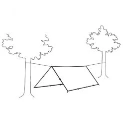 Robens Tarp 4 X 4 Trail Range - Tarp -Naturnahes Camping robens tarp 4 x 4 trail range tarp detail 6