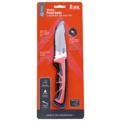 Sol Stoke Field Knife - Messer -Naturnahes Camping sol stoke field knife messer detail 3