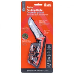Sol Stoke Folding Knife - Messer -Naturnahes Camping sol stoke folding knife messer detail 3