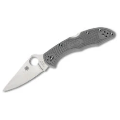 Spyderco Delica 4 Lightweight Flat Ground - Messer -Naturnahes Camping spyderco delica 4 lightweight flat ground messer 1