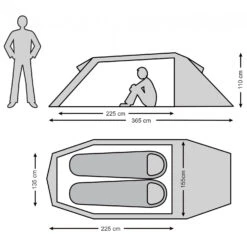 Stoic AdakSt. II 2P - 2-Personen Zelt -Naturnahes Camping stoic adakst ii 2p 2 personen zelt detail 12