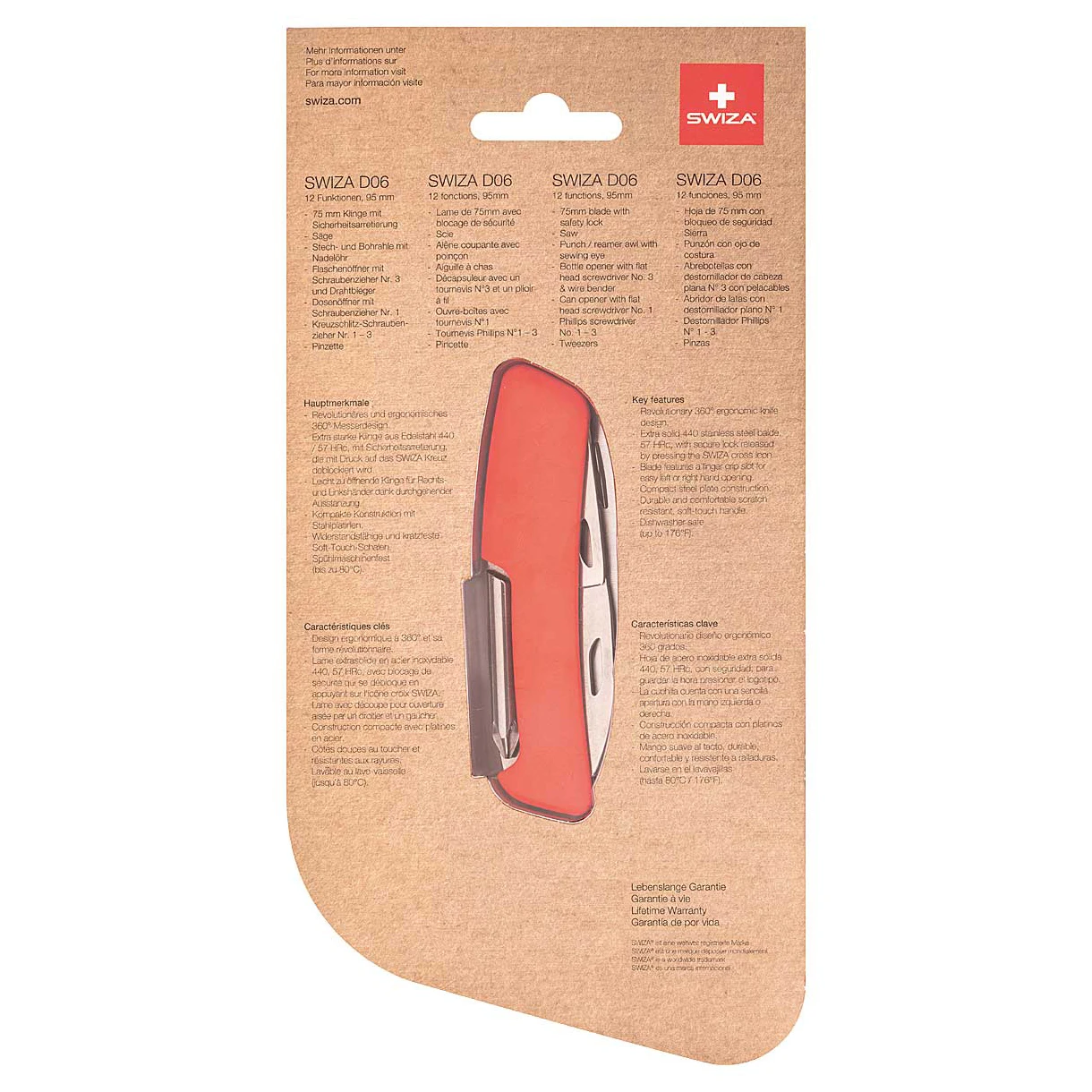 Swiza Schweizer Messer D06 - Messer 4 Swiza Schweizer Messer D06 - Messer – Bild 4