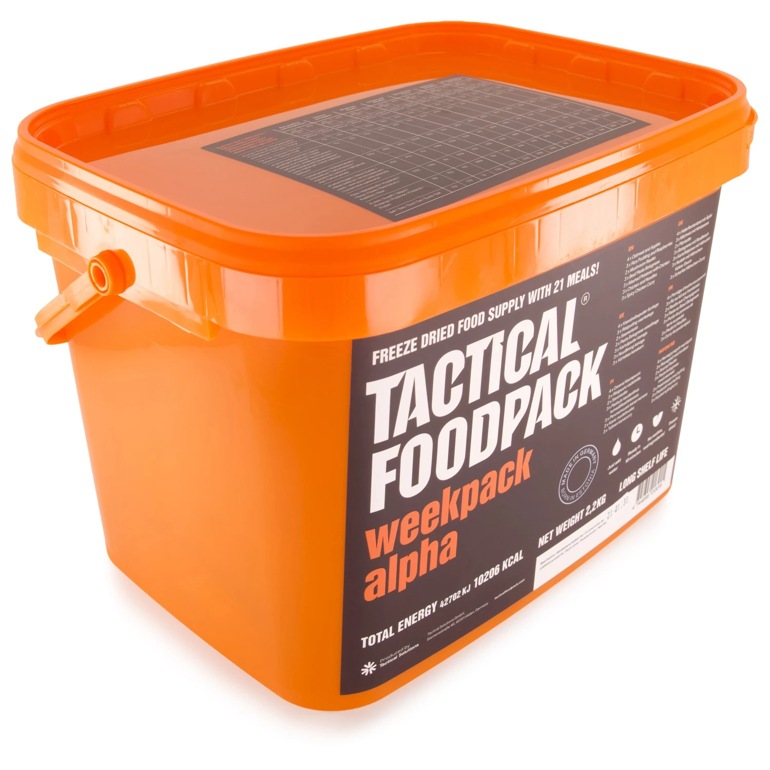 Tactical Foodpack Weekpack Alpha 2 Tactical Foodpack Weekpack Alpha – Bild 2