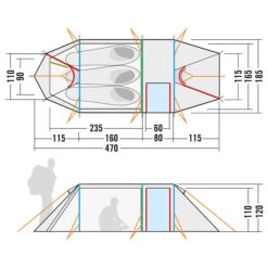 Tatonka Alaska 3.235 PU - 3-Personen Zelt -Naturnahes Camping tatonka alaska 3235 pu 3 personen zelt detail 10