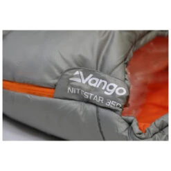 Vango Nitestar Alpha 350 - Kunstfaserschlafsack -Naturnahes Camping vango nitestar alpha 350 kunstfaserschlafsack detail 3