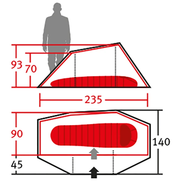 Wechsel Aurora 1 - 1-Personen Zelt 5 Wechsel Aurora 1 - 1-Personen Zelt – Bild 5